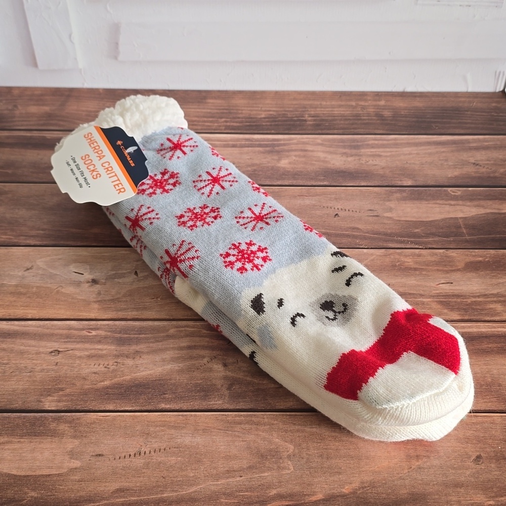 👉🏾3/20-COMPASS | SHERPA CRITTER SOCKS